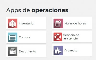 Aplicaciones de operaciones en Odoo