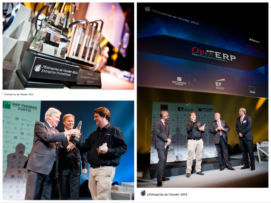 Tres premios para OpenERP en 2013